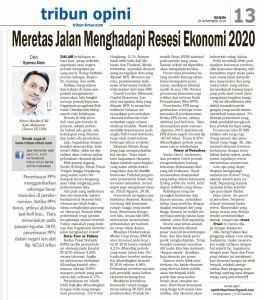 Meretas Jalan Menghadapi Resesi Ekonomi 2020