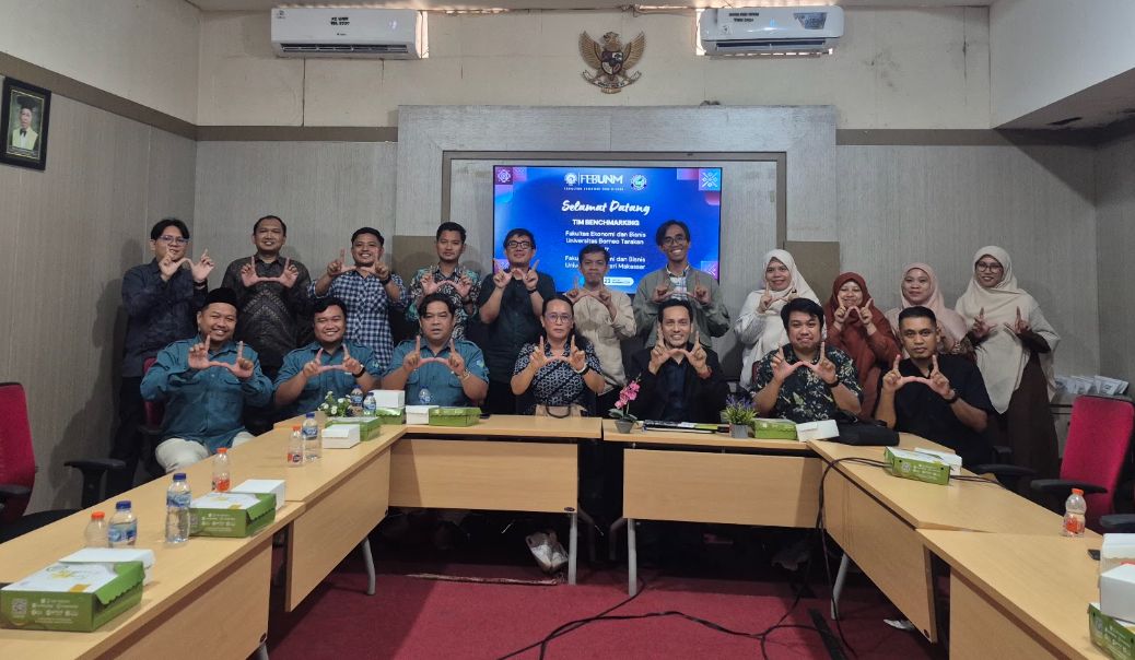 Prodi Bisdig FEB UNM Terima Kunjungan Benchmarking dari FEB Universitas Borneo Tarakan