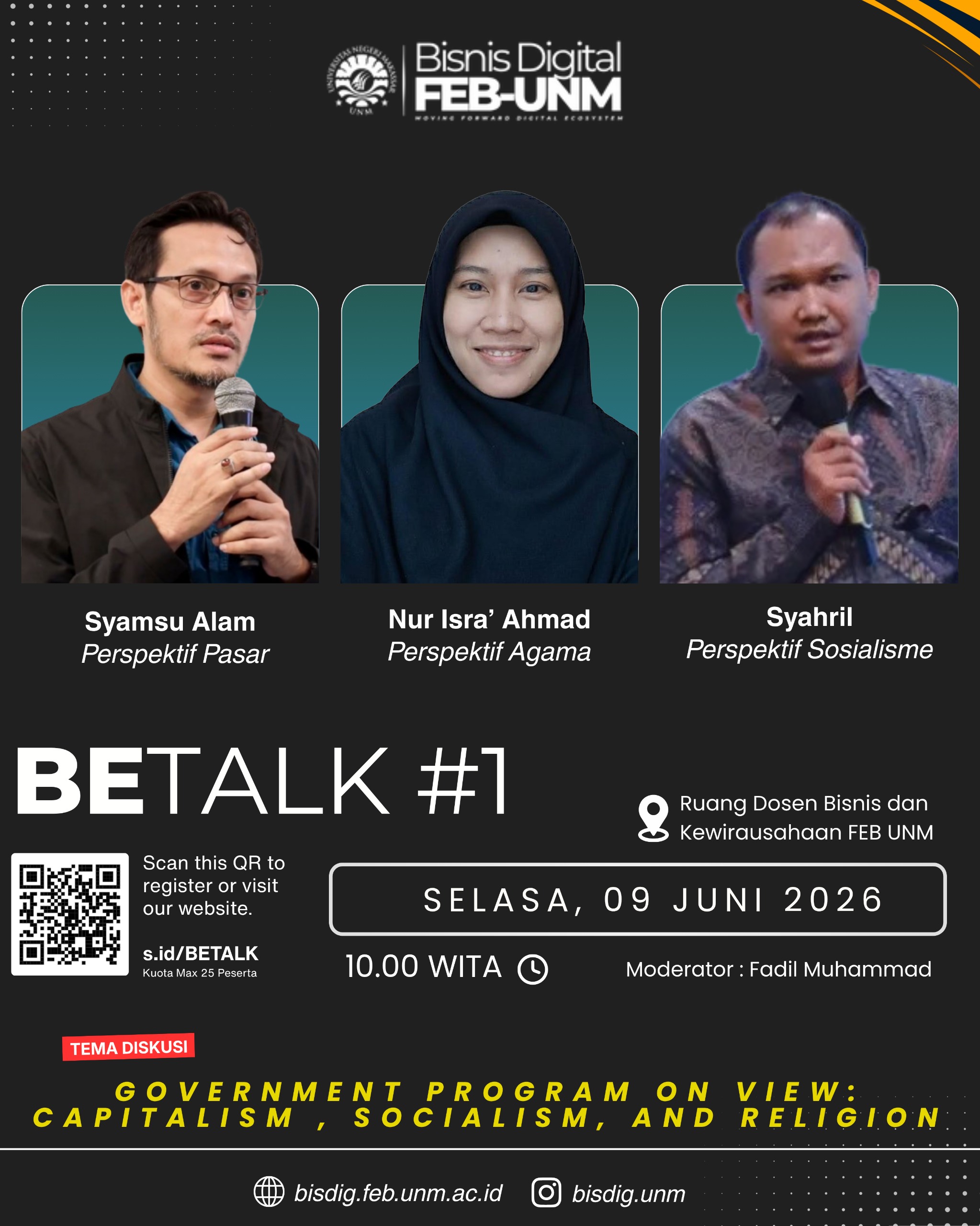 Business and Economic Talk (BEtalk) #1