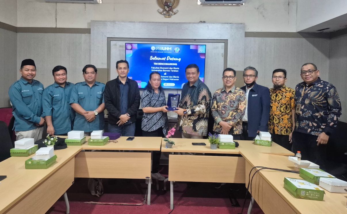 Prodi Bisdig FEB UNM Terima Kunjungan Benchmarking dari FEB Universitas Borneo Tarakan