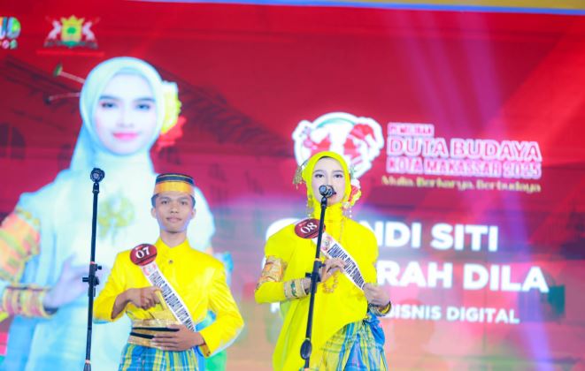Mahasiswi Bisnis Digital UNM Andi Siti Farah Dilah Raih Juara II Duta Budaya Makassar 2025